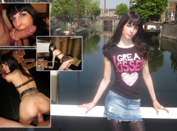 Tiener Mandy debuteert spuitend
