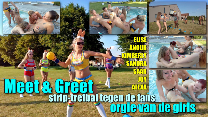 Film Strip-Trefbal tegen fans & Orgie van de meiden