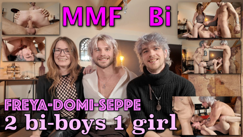 Film Freya and her BI GUYS Seppe and Domi
