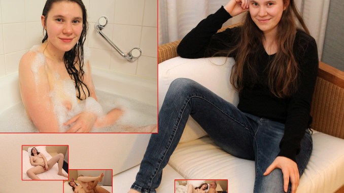 Alison (21) Uit Arnhem in Haar Eerste Geile Seksfilmpje