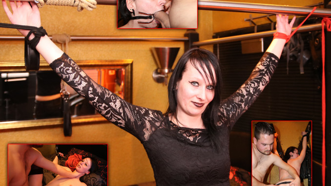 Abby De Kinky Gothic Girl